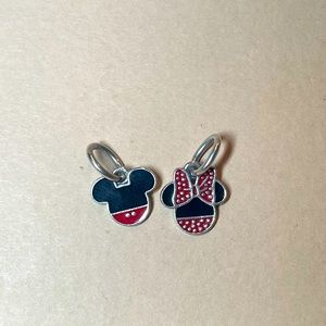 Pandora Disney dangle charms Minnie and Mickey Mouse
